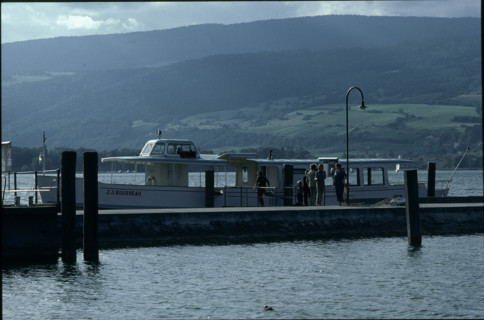 Landing stage Erlach, 1981.