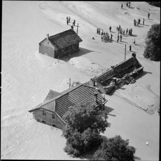 Flood at the Simplon, 1958.