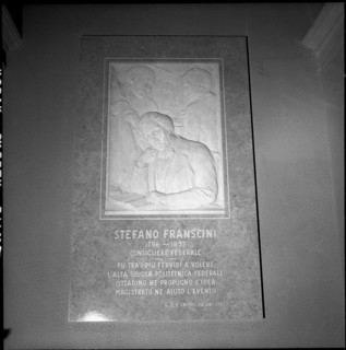 Memorial for Stefano Franscini, ETH main building 1955.