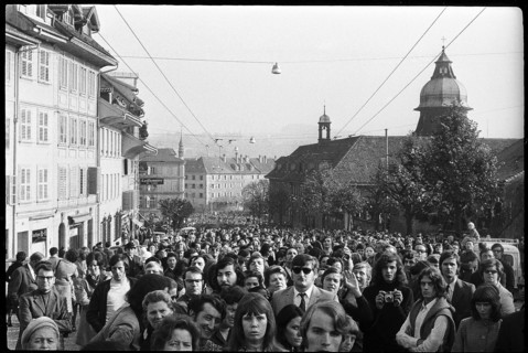 Jo Siffert's funeral, Fribourg 1971.