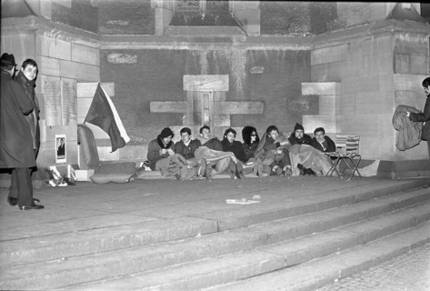 Czechs on hunger strike in Zurich 1969.