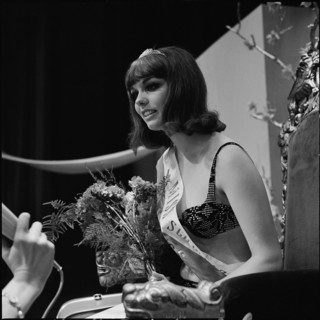 Election of Miss Switzerland 1966: Hedy Frick.