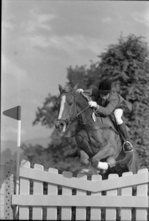 CSIO Lucerne 1974: Peter Reid and Casanova.