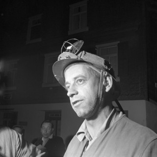 Rescue operation to save the Hölloch grottos explorers, 1952.