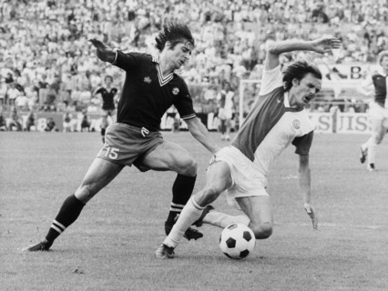 Cupfinal 1978: GC Zürich - Servette Genf; Andrey, Hey.