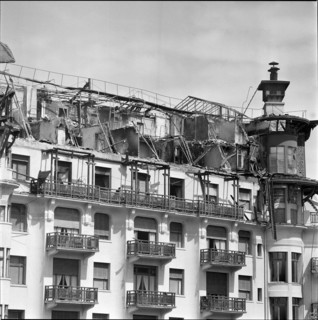 Fire at the Royal Palace, Evian 1958.