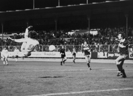 Swiss Championship NLA 1979/80: FCZ - Servette; Walter Seiler, Gilbert Guyot.