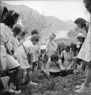 Spring festival in Vico Morcote, 1942.