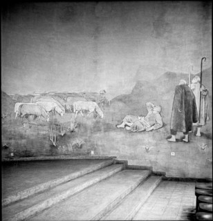 Fresco of Walter Clénin parish center, Biel 1948.
