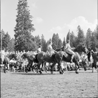 59th Marché-Concours Saignelégier, children parade, 1962.