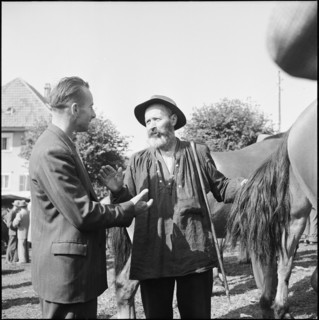 Horse market of Chaindon-Reconvilier, 1954.