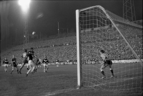 Swiss cup semi final 1967: FC Basel - FC Lugano.