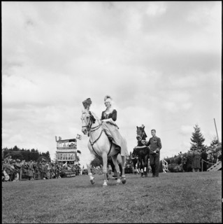 53rd Marché-Concours Saignelégier, side-saddle, 1956.