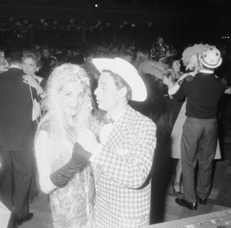 Artist masked ball in Zurich, 1960.