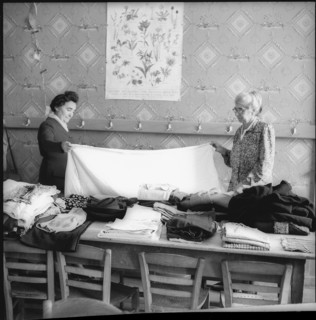 After World War 2: relief action for Lanslebourg, Morges 1945.