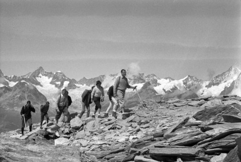 Robert McNamara's vacation in Zermatt, 1964.