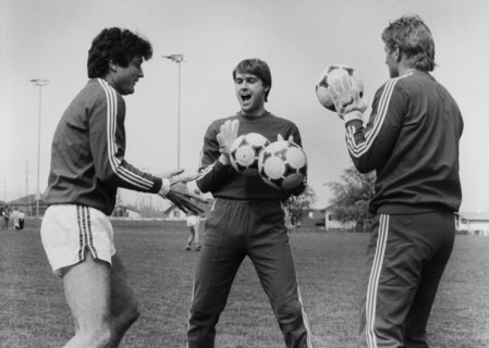 National, team, keepers, Burgener, Brunner, and, Zurbuchen, 1986., (Photo, by:,