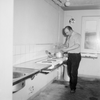 Barrack for Immigrants Casa Binz, Zurich 1961.