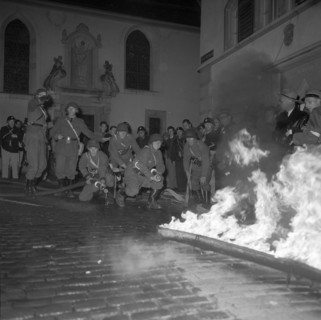 Civil defence training in Zug, 1958.