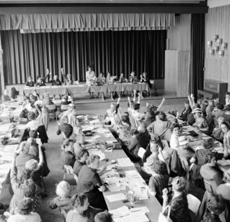 Delegate assembly of the Swiss Association for the Women's Right to Vote, 1963.