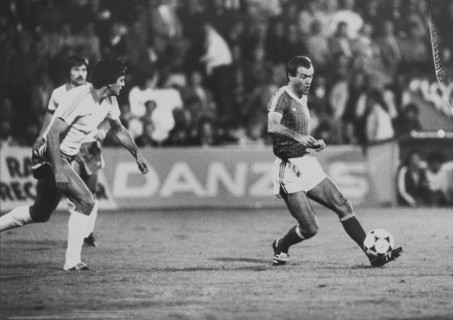 International match Switzerland - 1980; Ruedi Elsener.