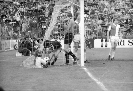 Cup final 1978: GC Zürich - Servette Genf; keeper Berbig.