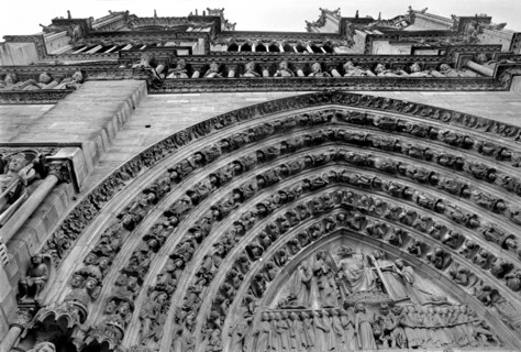 1975, Paris, Notre Dame Cathedral.