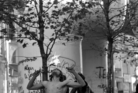 1976, Paris, Rive droite, Centre Pompidou, Beaubourg.