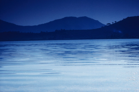 Nature, Italy, region of Campania, 1975 Lake Avernus.