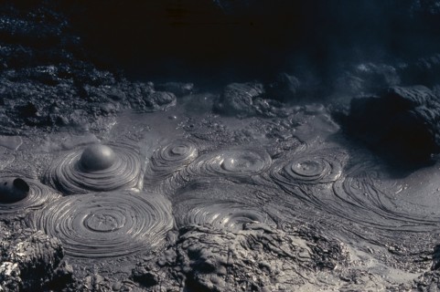 Nature, Italy, region of Campania, 1975 Solfatara of Pozzuoli.