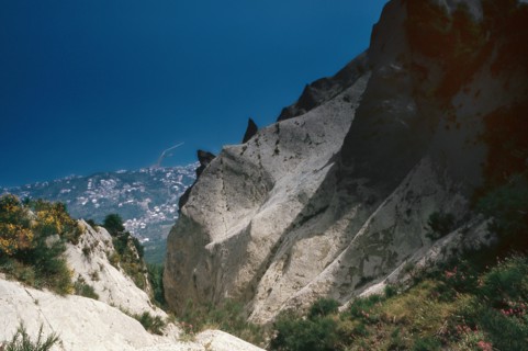 Nature, Italy, region of Campania, 1975 Ischia Monte Epomeo.