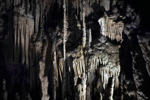 Nature, Italy, region of Puglia 1975 Grotte di Catellana (Castellana caves).