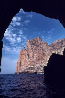 Nature, Italy, region of Sicilia 1975 Isole Egadi, Isola di Marettimo (Egadi Islands,  Marettimo