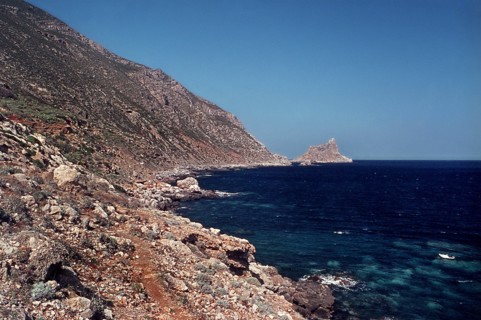 Nature, Italy, region of Sicilia 1975 Isole Egadi, Isola di Marettimo (Egadi Islands,  Marettimo