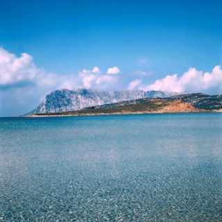 Nature, Italy, region of Sardegna 1975 Punta Coda Cavallo - Isola di Tavolara (Coda Cavallo Cape -