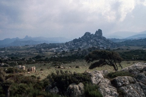Nature, Italy, region of Sardegna 1975 Piana de Grandi Sassi - Valle della Luna (Plain of the Big