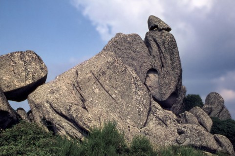 Nature, Italy, region of Sardegna 1975 Piana de Grandi Sassi - Valle della Luna (Plain of the Big