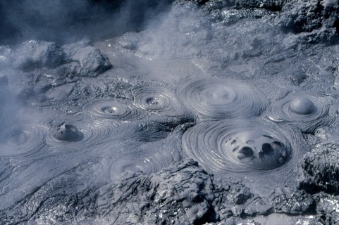 Nature, Italy, region of Campania, 1975 Solfatara of Pozzuoli.