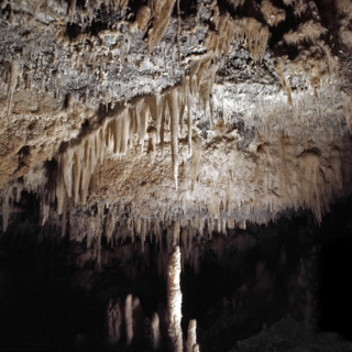 Nature, Italy, region of Puglia 1975 Grotte di Catellana (Castellana caves).