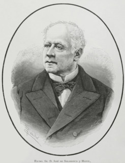 Jose de Salamanca y Mayol (1811-1883), 1st Marquess of Salamanca and 1st Count of los Llanos.
