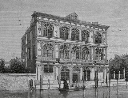 Venice, Italy. Palazzo Ca' Vendramin Calergi. Its construction was commissioned by the Loredan