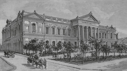 Santiago (Santiago de Chile), Chile. Former National Congress Building. It was the seat of the two
