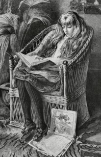 Fairy Tales"". Engraving after the painting by the British watercolourist Mary L. Gow (1851-1929).
