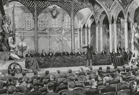 History of Spain. Toledo. Institution of the Sociedad Cooperativa para Obreros (Workers'
