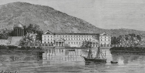 France. Hospital of Saint-Mandrier. It was intended for cholera patients during the epidemic. The