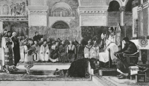 Sisenand (d. 636). Visigothic King of Hispania (631-636). King Sisenand before the Fourth Council