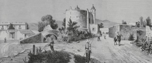 History of Mexico. Chapel of San Antonio Chimalistac, former entrance to the village of San Angel