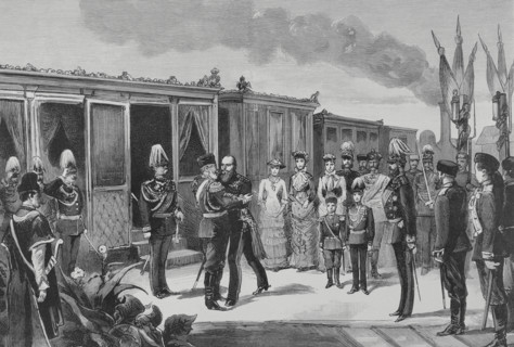 League of the Three Emperors. Alliance formed from 1873 to 1887 by the emperors of the German,