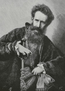 Hans Makart (1840-1884). Austrian academic history painter, designer, and decorator. Portrait.