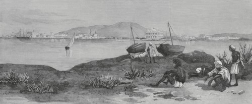 Massawa. General view of the port city on the shores of the Red Sea. During the 19th century it was